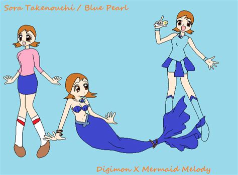 Sora Takenouchi Digimon X Mermaid Melody By Mewmewspike On Deviantart