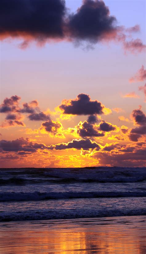 Ocean Sunset Scenery Beautiful Sunrise Beautiful Nature