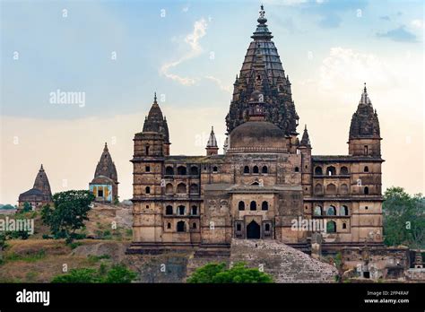 The Ruins Of Chaturbhuj Temple Dedicated To Vishnu Near Orchha In The
