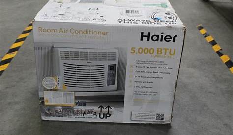 haier 5000 btu air conditioner manual