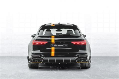 The rs6 avant's standard multimode air suspension is impressive in its ability to change the car's the rs6 avant has a single competitor in the us: AUDI RS6 Avant | Mansory