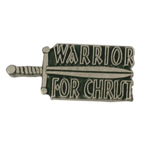 Warrior For Christ Lapel Pin Pinline