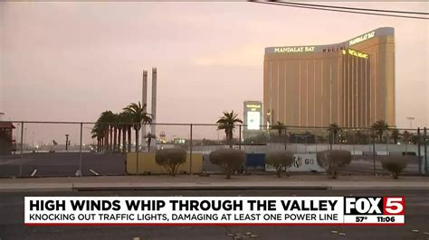 High Winds Whip Through Las Vegas Valley On Tuesday Youtube