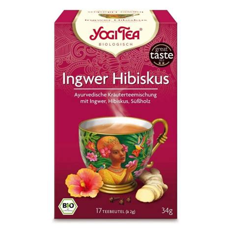 Yogi Tea Ginger And Hibiscus Organic Ginger And Hibiscus Tea Vitality