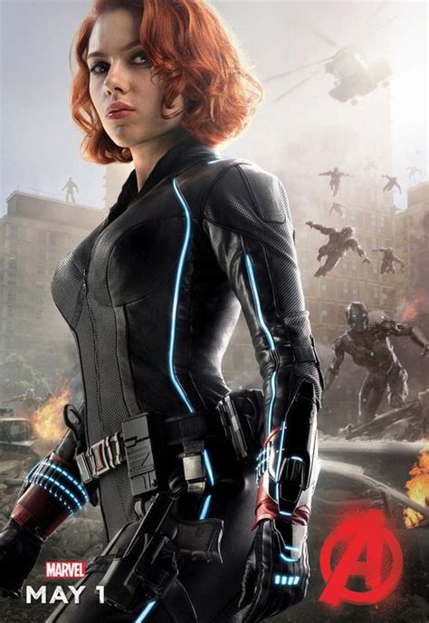 Black Widow Avengers Age Of Ultron Character Poster Cultjer