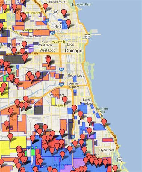 South Side Chicago Gangs Map