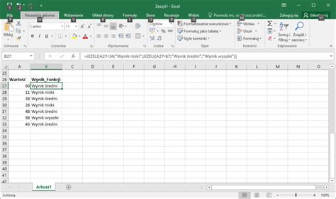 Funkcja JEŻELI Excel Jak korzystać z funkcji DataTalk pl
