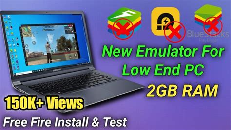 Best New Emulator For Low End PC And Laptop Play Free Fire In GB RAM PC YouTube