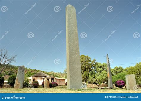 Stele At Axum In Ethiopia Stock Photo Image Of Obelisk 27198164