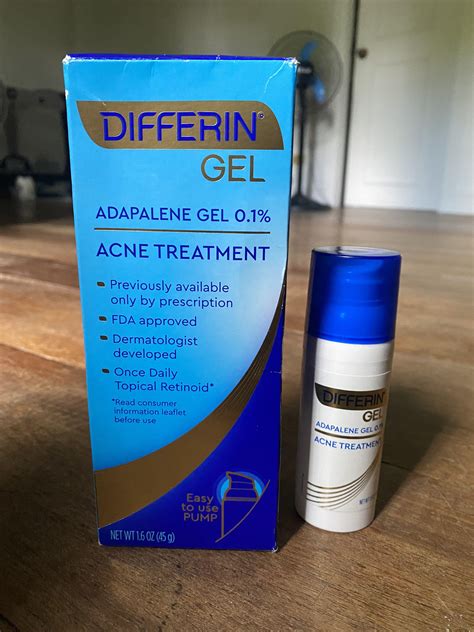 Differin Adapalene Gel 01 45g Beauty And Personal Care Face Face