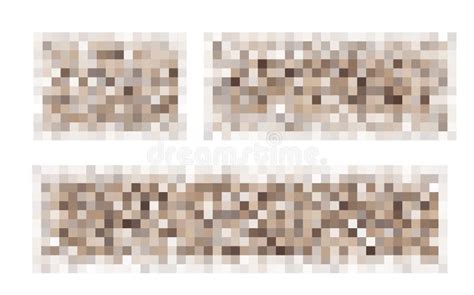 Censored Pixel Bar Set Nudity Skin Or Sensitive Text Adult Content