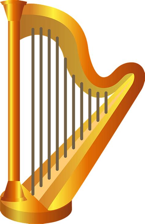 Golden Harp Clipart Vlrengbr