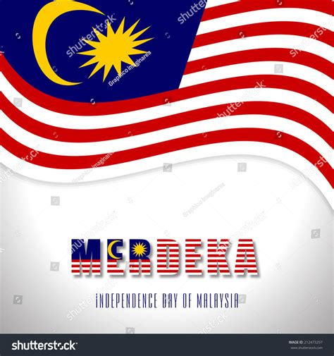 Gambarmewarna poster mewarna malaysia sehati sejiwa. Illustration Of Malaysia Flag For Hari Merdeka Celebration ...