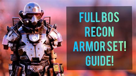 Full Bos Recon Armor Set With Jetpack Fallout 76 Guide Youtube