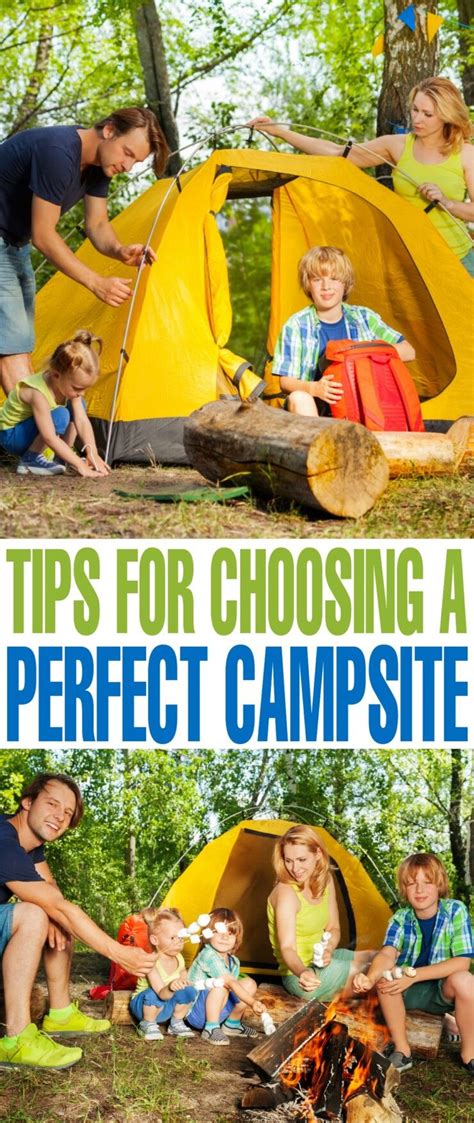 Tips For Choosing The Perfect Campsite Campsite Camping Experience Camping Trips