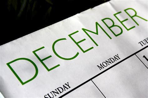 December Calendar Picture Free Photograph Photos Public Domain