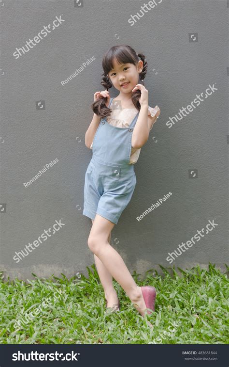 Beautiful Lovely Asian Preteen Girl Posing Stock Photo Shutterstock