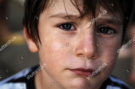 Model Released Face Sad Young Boy Editorial Stock Photo Stock Image