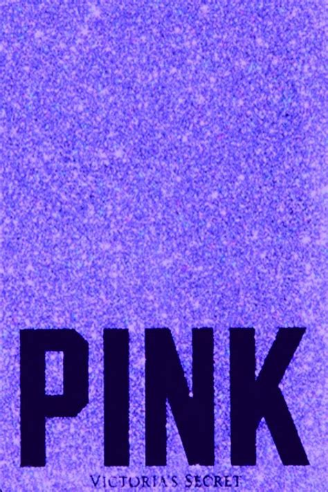 The Pink Victorias Secret Logo Is Shown On A Purple Background With