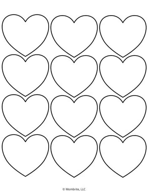 Free Printable Heart Templates And Coloring Pages Mombrite 2022