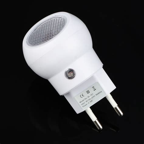 10pcslot Mini Light Sensor Led Night Light Eu Plug Ac220v 360 Angle
