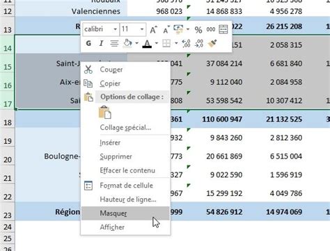 Comment Masquer Ou Afficher Des Cellules Dans Excel Apprendre Excel