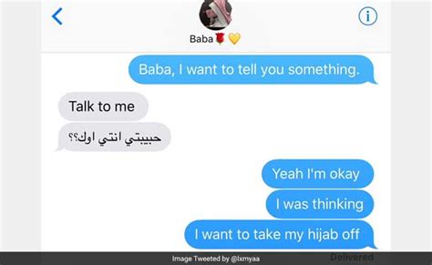 Teen Texts Dad About Removing Her Hijab His Reply Is Winning Twitter
