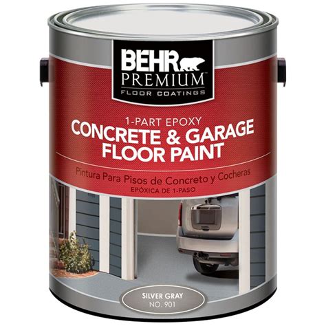 Supercoat decoeffects atlantis blue epoxy floor coating. BEHR Premium 1-gal. #901 Silver Gray 1 Part Epoxy Concrete ...