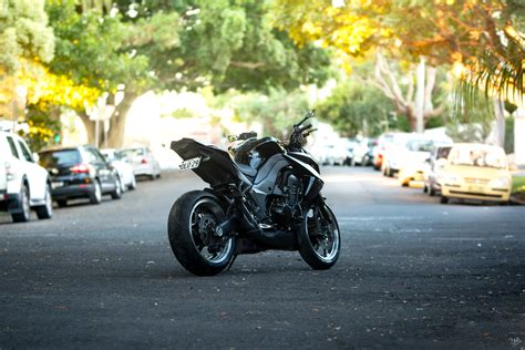 X Wallpaper Black Naked Motorcycle In Road During Daytime Peakpx