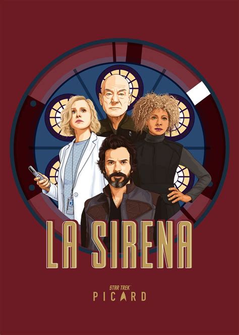 La Sirena Poster By Star Trek Displate