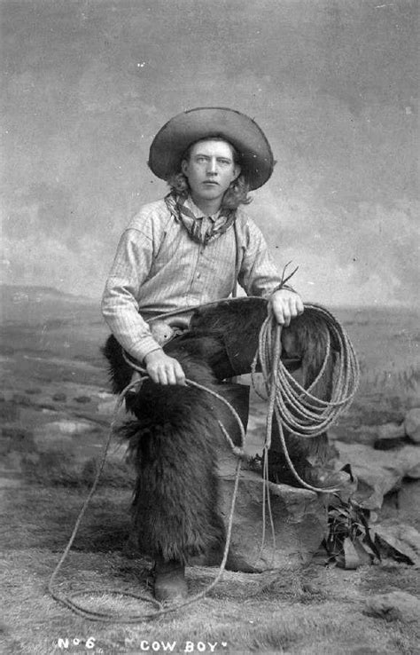 Cowboy C 1880 Photo From Denver Public Library Western History
