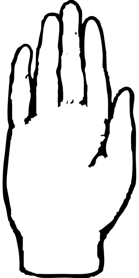 Open Hand Silhouette Png