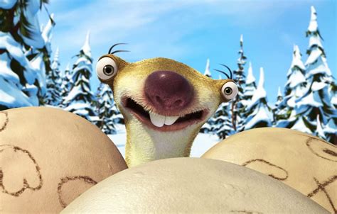 Wallpaper Cartoon Ice Age Ice Age Sloth Images For Desktop Section
