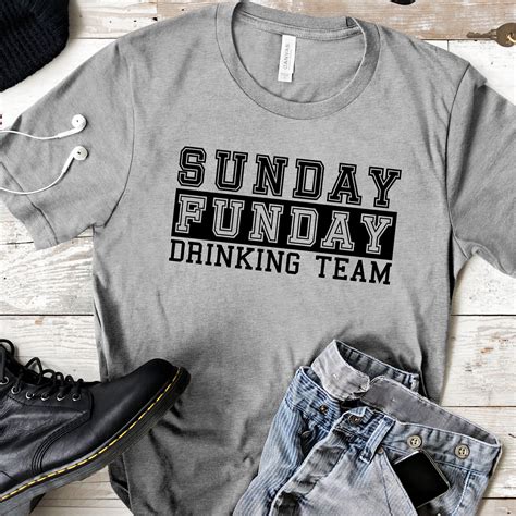 sunday funday drinking team funny drinking shirts funny drinking shirts drinking shirts