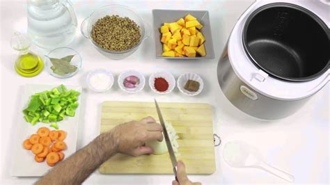 Indica el tiempo de cocción. Robot de cocina Chef Titanium LENTEJAS ESTOFADAS - YouTube