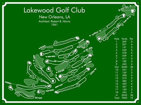 Lakewood Golf Course Map Golf Courses Lakewood Map