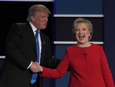 Video Shows Hillary Clinton Practicing To Avoid Trump Hug