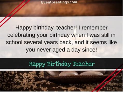 15 Best Happy Birthday Teacher Wishes With Respect And Love