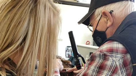 79 Year Old Man Goes To Beauty School To Help With Ailing Wifes Hair And Makeup Lite 921