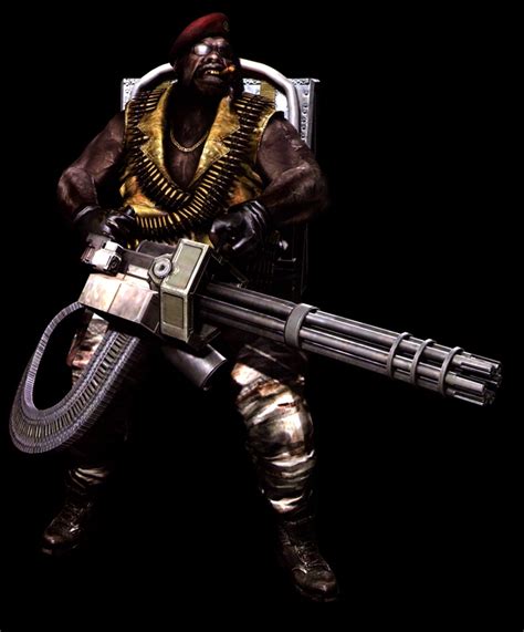 Gatling Gun Majini Resident Evil Wiki The Resident Evil Encyclopedia