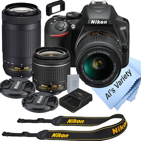 Nikon D3500 Dslr Camera Kit With 18 55mm Vr 70 300mm Zoom Lenses