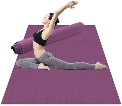 large exercise mat 72 x 48 6 x4 x6mm for pilates stretching workout mats for home gym