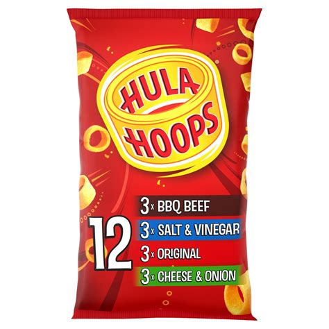 Hula Hoops Variety Multipack Crisps 12 Pack Multipack Crisps