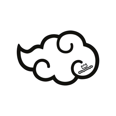Akatsuki Cloud (White) Sticker – KINGOFTHEPIN.COM