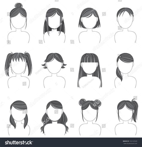 349 Cartoon Woman Short Hair Ponytail Images Stock Photos And Vectors