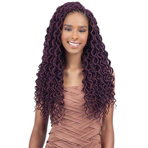 Multi Pack 2x Soft Curly Faux Loc 18 Freetress Synthetic Crochet