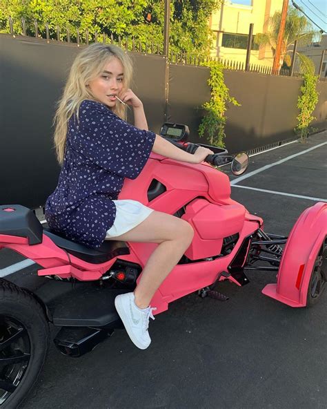 Sabrina Carpenters Instagram Post “its Mr Steal Your Bike