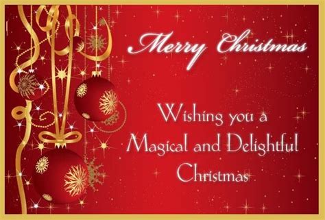 Merry Christmas Wishing You A Magical And Delightful Christmas