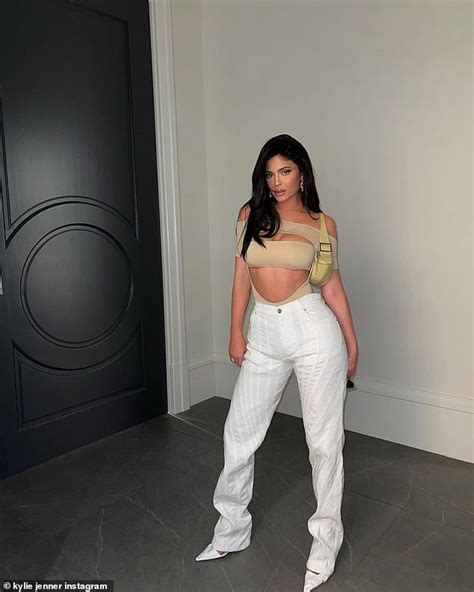 Kylie Jenner Dares To Bare Her Hourglass Curves In A Nude Bodysuit For