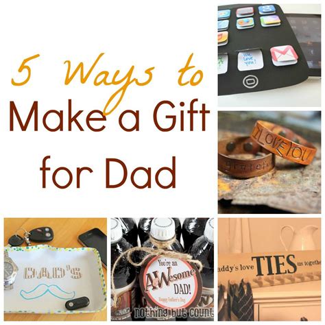 A successful run is a safe run, so make sure. 5 Ways to Make a Gift for Dad - Infarrantly Creative